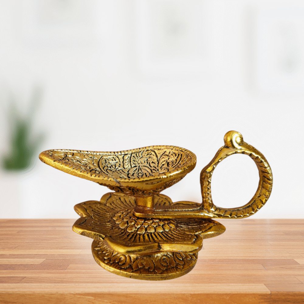 brass deepak diya