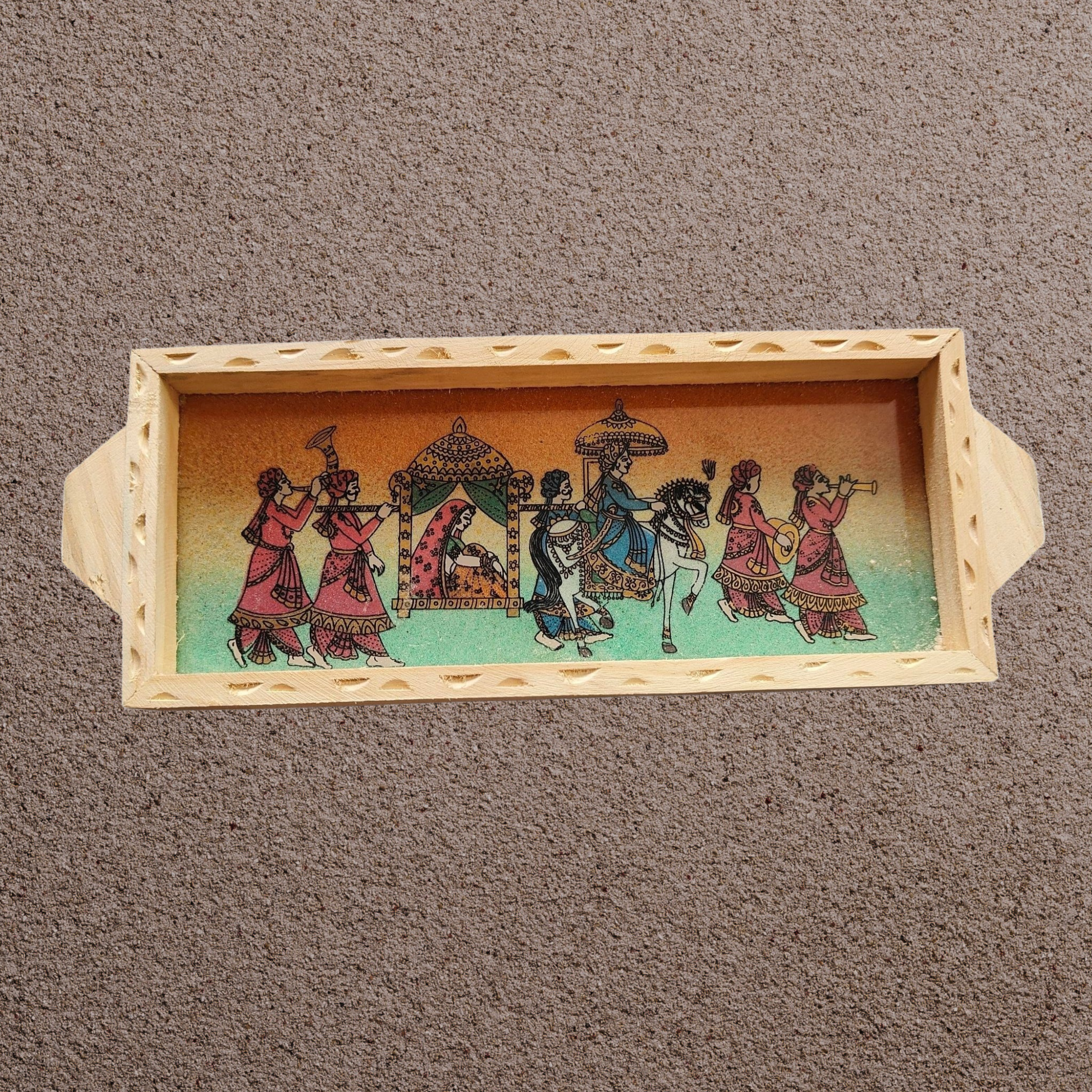 royal wooden tray