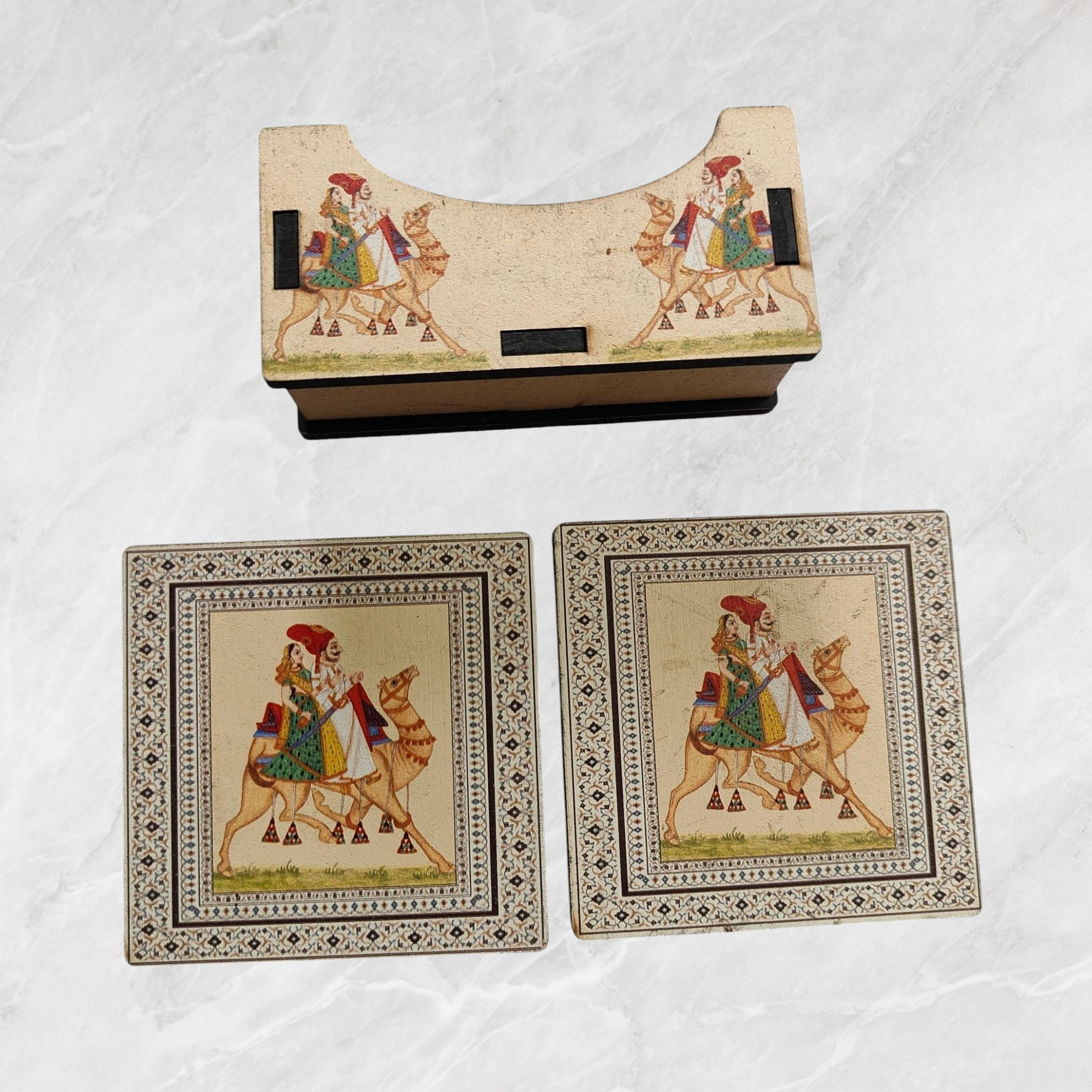 wooden coaster set (6)