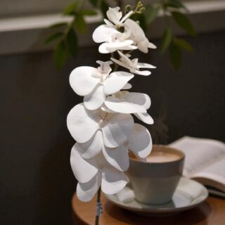 Artificial White Orchid