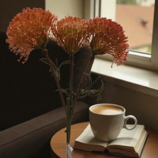 Artificial Pincushion Protea Flower