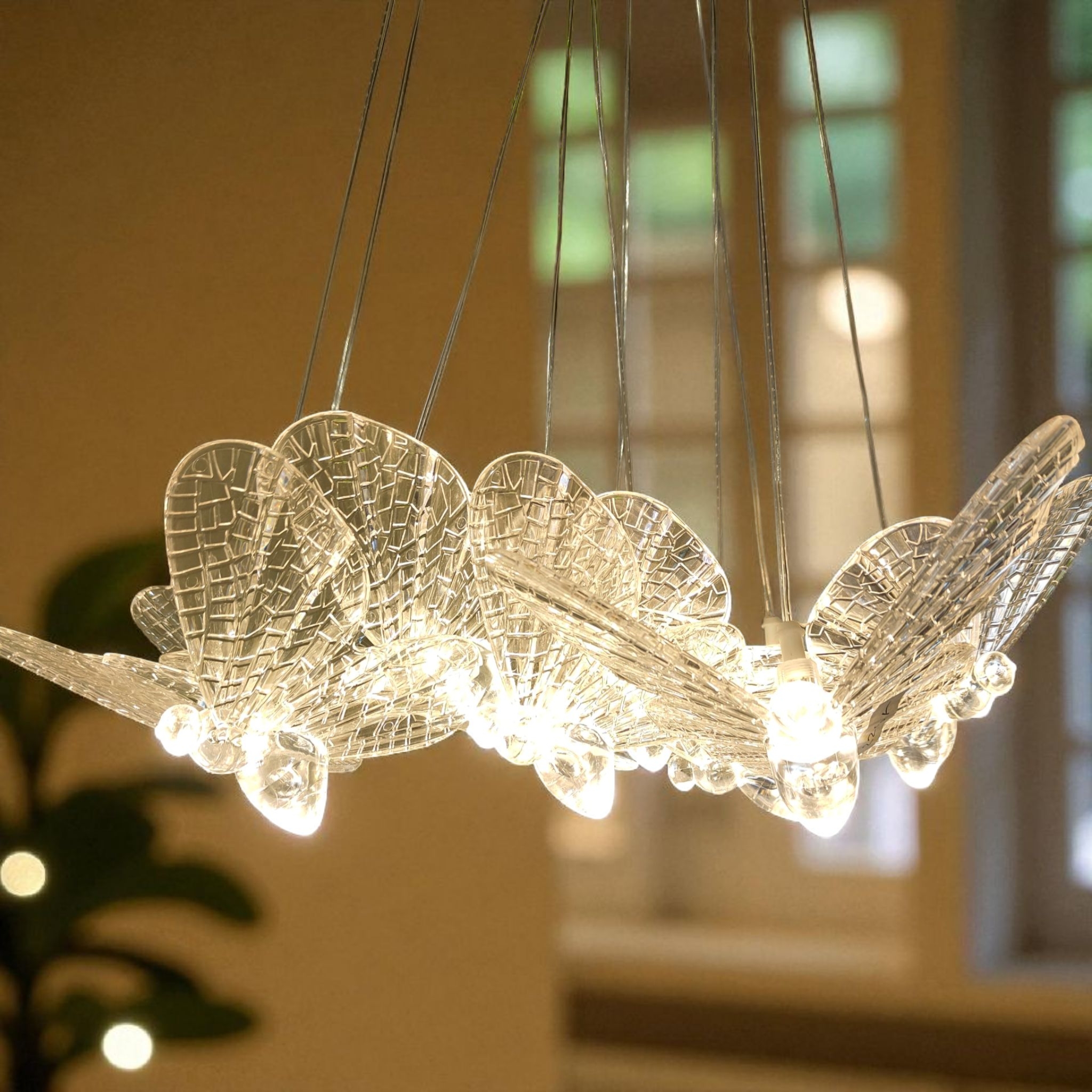 Buttery fly shape Hanging light-set of 10